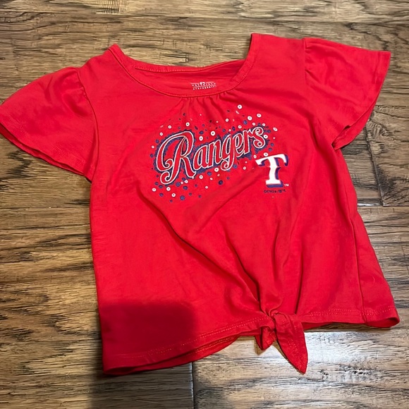 Genuine Merchandise Other - Texas Rangers Toddler baseball shirt size 4T